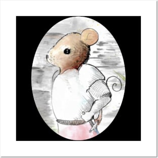 Knightly mouse - medieval fantasy inspired art and designs Posters and Art